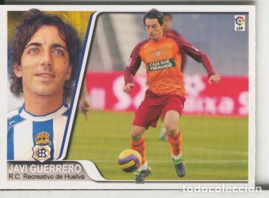 Collezionismo sportivo: Cromos: Liga 2007-2008: Recretativo Huelva numero 141: Javi Guerrero - Varios