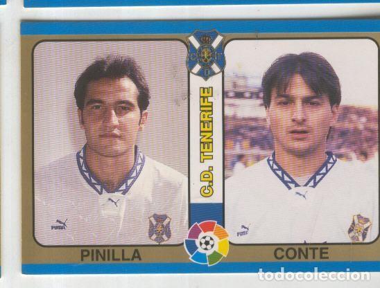 Collectionnisme sportif: Cromos: Futbol Total Liga 95: C.D.Tenerife numero 088: Pinilla y Conte - Varios
