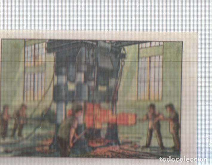 Colecionismo desportivo: Cromo Nestle numerado 031: Fabricacion metal