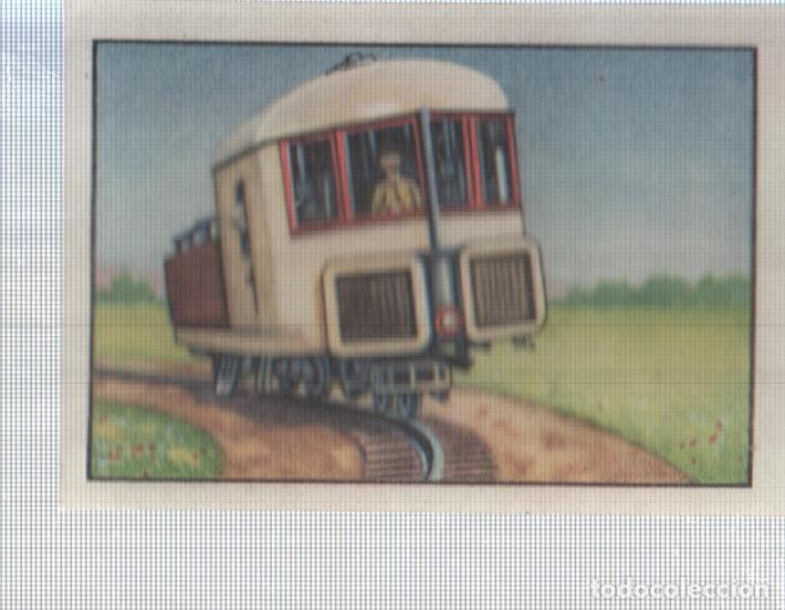 Coleccionismo deportivo: Cromo Nestle numerado 086: Ferrocarril
