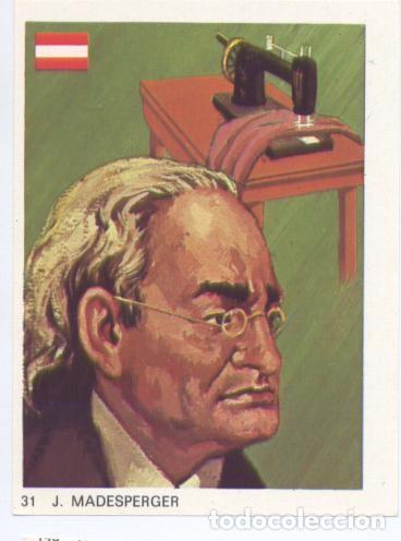 Collezionismo sportivo: Cromos: Hombres Famosos numero 031: J.Madesperger - Varios