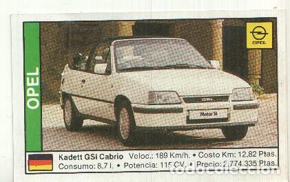 Coleccionismo deportivo: CROMO numero 119: OPEL KADETT GSi CABRIO - Varios