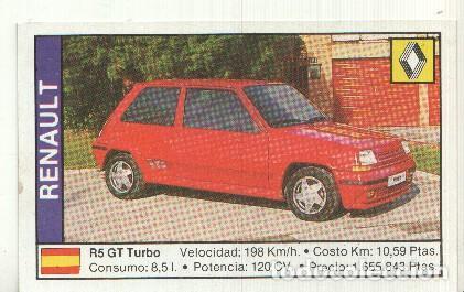 Coleccionismo deportivo: CROMO numero 138: RENAULT R-5 - Varios