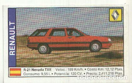 Coleccionismo deportivo: CROMO numero 143: RENAULT R-21 NEVADA - Varios