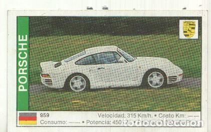 Coleccionismo deportivo: CROMO numero 136: PORSCHE 959 - Varios