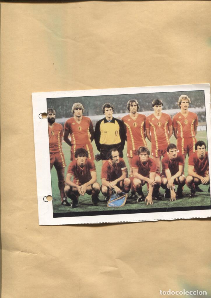 Collezionismo sportivo: Cromos estrellas del mundial 82 numero 027: Belgica - varios