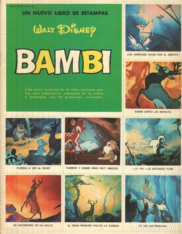 Sammelleidenschaft Sport: Album cromos: Bambi (1971) - Walt Disney