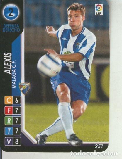 Collezionismo sportivo: Cromo: Derby Total 2004-2005: Malaga C.F. numero 02: Alexis - Varios