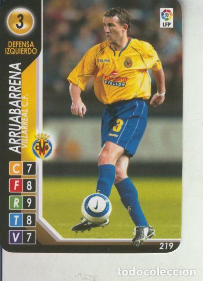 Coleccionismo deportivo: Cromo: Derby Total 2004-2005: Villarreal C.F. numero 03: Arruabarrena - Varios