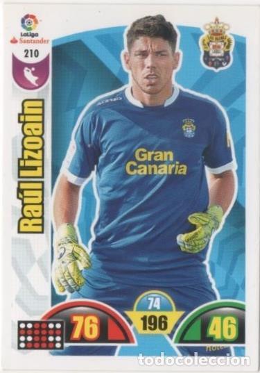 Collezionismo sportivo: Cromo E00733: Album 2-Trading Car Game 2017-18, Ra&uacute;l Lizoain: U.D Las Palmas. Portero - LFP