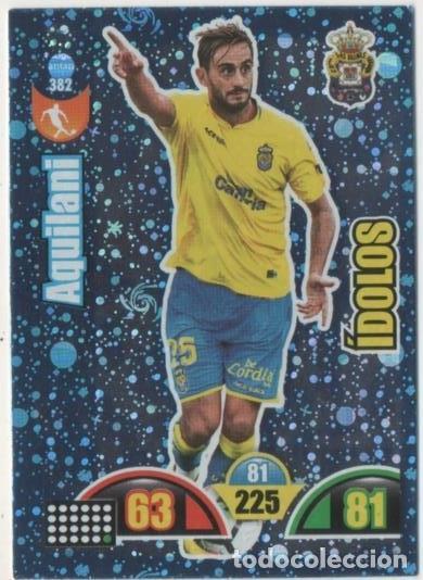 Collezionismo sportivo: Cromo E00854: Album 2-Trading Car Game 2017-18, Aquilani-&Iacute;DOLOS: U.D. Las Canarias. Medio - LFP