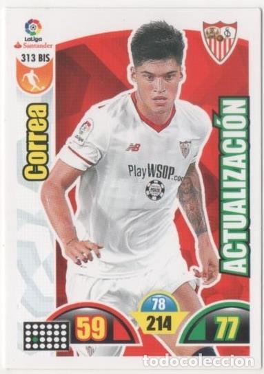 Collezionismo sportivo: Cromo E00805: Album 2-Trading Car Game 2017-18, Correa: Sevilla F.C. Medio - LFP