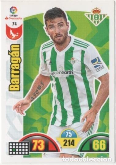 Collectionnisme sportif: Cromo E00633: Album 2-Trading Car Game 2017-18, Barrag&aacute;n: Real Betis Balonpie. Defensa - LFP