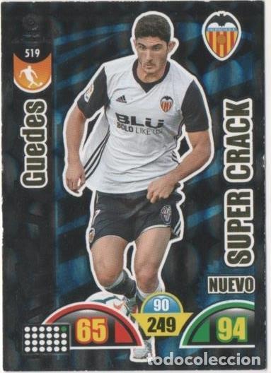 Colecionismo desportivo: Cromo E00583: Album 2-Trading Card Game 2017-18, Guedes: Valencia C.F. Medio - LFP