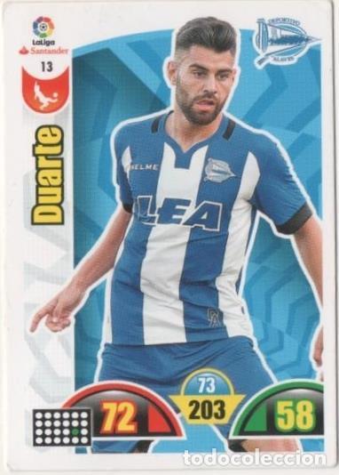 Sammelleidenschaft Sport: Cromo E00594: Album 2-Trading Car Game 2017-18, DuartE Deportivo Alav&eacute;s. Defensa - LFP