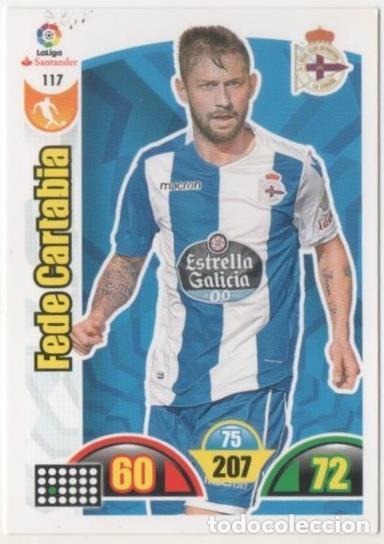 Colecionismo desportivo: Cromo E00669: Album 2-Trading Car Game 2017-18, Fede Cartabia: R.C.D la Coru&ntilde;a. Medio - LFP