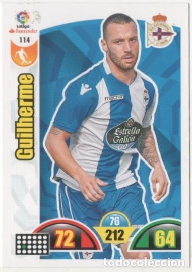 Colecionismo desportivo: Cromo E00667: Album 2-Trading Car Game 2017-18, GuihermE R.C.D la Coru&ntilde;a. Medio - LFP