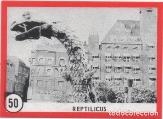 Sports collectibles: Cromo E01126: Album 3-Famous Monsters Series, Card n&ordm; 50. Reptilicus - CAPTAIN CO.,
