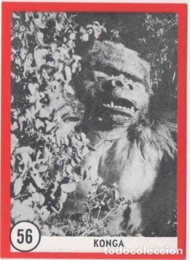 Colecionismo desportivo: Cromo E01132: Album 3-Famous Monsters Series, Card n&ordm; 56. Konga - CAPTAIN CO.,