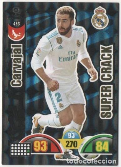 Sports collectibles: Cromo E00904: Album 2-Trading Car Game 2017-18, Carvajal-SUPER CRACK:Real Madrid. Defensa - LFP