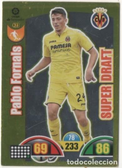 Sammelleidenschaft Sport: Cromo E00888: Album 2-Trading Car Game 2017-18, Pablo Fornals-SUPER DRAFT: Villareal C.F. Medio - LF