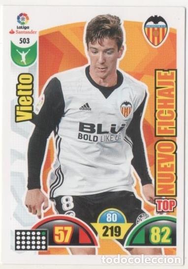 Collezionismo sportivo: Cromo E00942: Album 2-Trading Car Game 2017-18, Vietto: Valencia C.F. Delantero - LFP