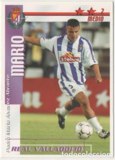 Coleccionismo deportivo: Cromo E00184: Fichas de la Liga 2003, Mario: Real Valladolid. Medioi - LFP