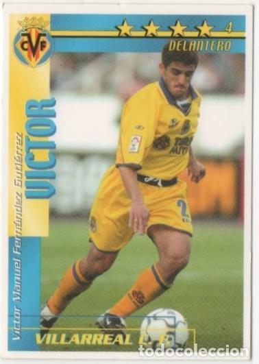 Coleccionismo deportivo: Cromo E00210: Fichas de la Liga 2003, Victor: Vilarreal F.C. Delantero - LFP