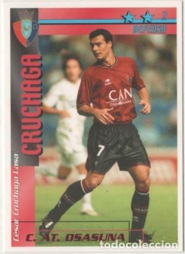 Sports collectibles: Cromo E00276: Fichas de la Liga 2003, Cruchaga: C.AT. Osasuna. Defensa - LFP