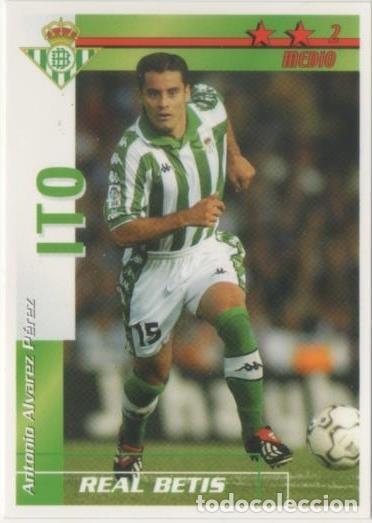 Coleccionismo deportivo: Cromo E00038: Fichas de la Liga 2003, Ito: Real Betis. Medio - LFP