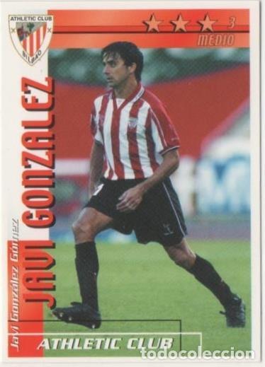 Coleccionismo deportivo: Cromo E00048: Fichas de la Liga 2003, Javi Gonzalez: Atletic Club Bilbao. Medio - LFP