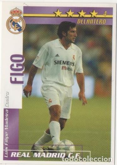 Sports collectibles: Cromo E00120: Fichas de la Liga 2003, Figo: Real Madrid. Delantero - LFP