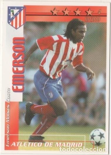 Sports collectibles: Cromo E00116: Fichas de la Liga 2003: Emerson: Atletico de Madrid. Medio - LFP