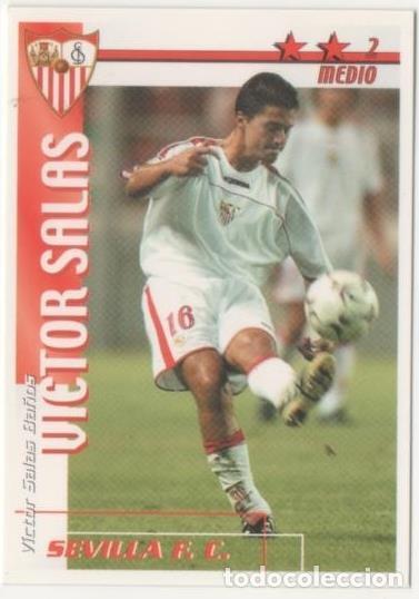 Coleccionismo deportivo: Cromo E00142: Fichas de la Liga 2003, Victor Salas: Sevilla F.C. Medio - LFP