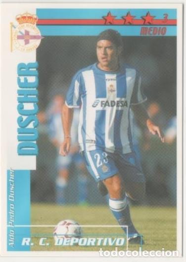Coleccionismo deportivo: Cromo E00078: Fichas de la Liga 2003, Duscher: R.C.D. La Coru&ntilde;a. Medio - LFP