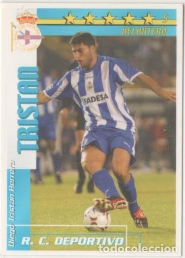 Coleccionismo deportivo: Cromo E00079: Fichas de la Liga 2003, Tristan: R.C. D. La Coru&ntilde;a. Delantero - LFP