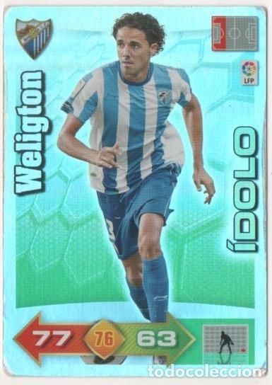 Collectionnisme sportif: Cromo E00465: Album 2-Trading Car Game 2010-11, Weligton &Iacute;dolo&rdquo;: Malaga C.F. Defensa&rdquo; - LFP