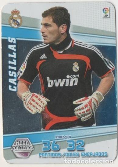 Collectionnisme sportif: Cromo E00548: Album 2-Mega Porteros 2007-08, Casillas. Real Madrid. Portero - LFP