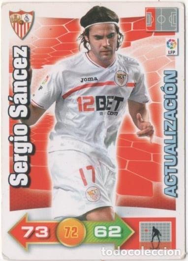 Coleccionismo deportivo: Cromo E00550: Album 2-Trading Car Game 2010-11, Sergio S&aacute;nchez: Sevilla F.C. Defensa - LFP