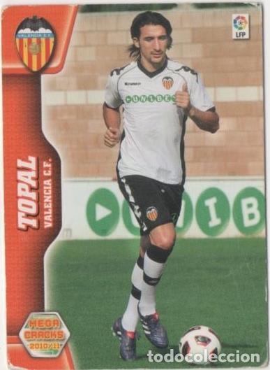 Coleccionismo deportivo: Cromo E00555: Album 2-Mega Cracks 2010-11, Topal: Valencia C.F. Medio - LFP