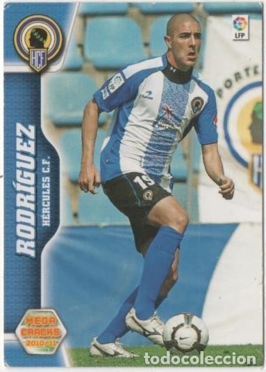 Coleccionismo deportivo: Cromo E00541: Album 2-Mega Cracks 2010-11, Rodr&iacute;guez: H&eacute;rcules C.F. Defensa - LFP