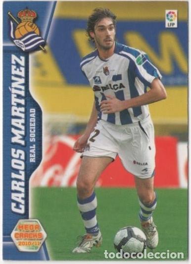 Sports collectibles: Cromo E00526: Album 2-Mega Cracks 2010-11, Carlos Mart&iacute;nez: Real Sociedad. Defensa - LFP