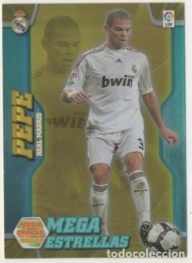 Sports collectibles: Cromo E00332: Mega Cracks 2010-11, Pepe: Real Madrid - LFP