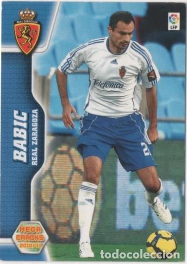 Collectionnisme sportif: Cromo E00349: Mega Cracks 2010-11, Babic. Real Zaragoza. Medio - LFP