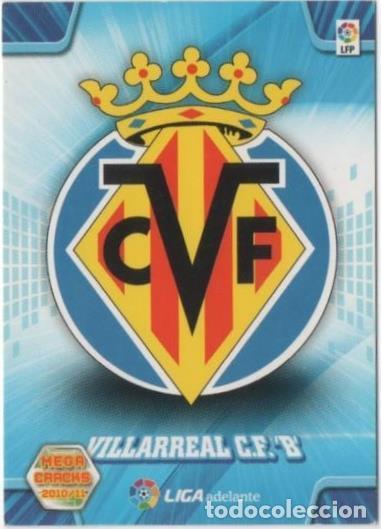 Colecionismo desportivo: Cromo E00407: Mega Cracks 2010-11, Escudo Villarreal C.F. ' B' - LFP