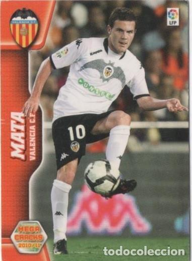 Colecionismo desportivo: Cromo E00358: Mega Cracks 2010-11, Mata: Valencia C. F. Delantero - LFP