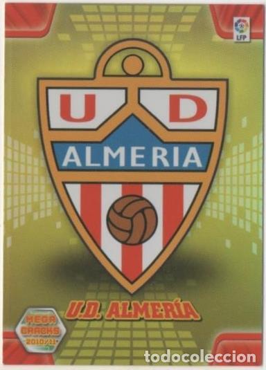 Colecionismo desportivo: Cromo E00420: Mega Cracks 2010-11, Escudo E. D. Almer&iacute;a - LFP