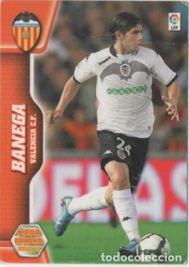 Colecionismo desportivo: Cromo E00361: Mega Cracks 2010-11, Banega: Valencia F.C. Medio - LFP