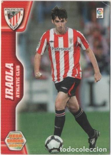Collezionismo sportivo: Cromo E00375: Mega Cracks 2010-11, Iraola: At.C. Bilbao. Defensa - LFP