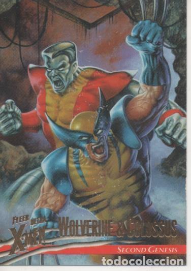 Sammelleidenschaft Sport: Cromo E001475: Trading Cards.Fleer Ultra X-Men. Wolverine vs Colossus, Second Genesis - Tom Kyffin